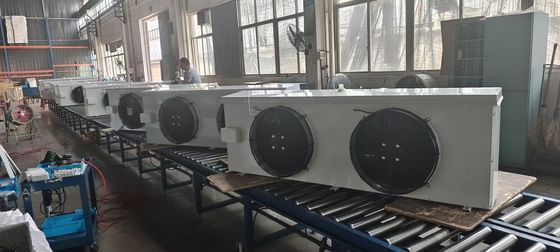 Bina malzemeleri depolarının depolama gereksinimlerini karşılamak için yüksek verimli tavan monteli soğuk oda hava soğutucuları